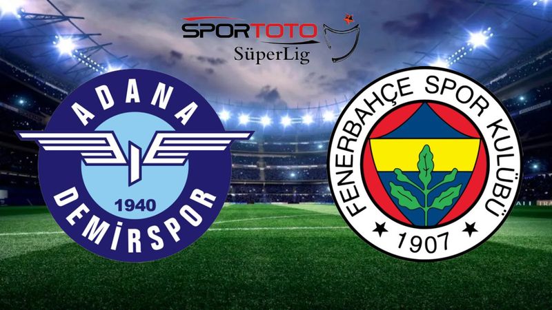 Adana Demirspor - Fenerbahçe maçı ne zaman, saat kaçta ve hangi kanalda? Süper Lig 22. hafta!