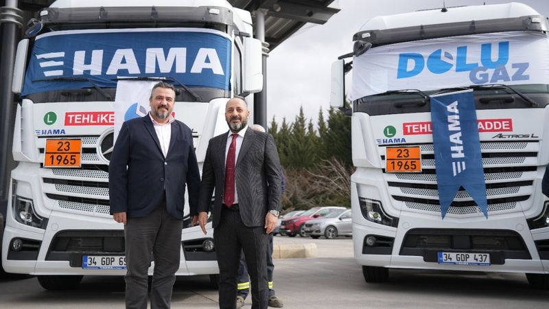 Dolugaz, Yönetim Kurulu Başkanı Murat Yıldırım’ın da katıldığı törenle yeni araçları filosuna kattı