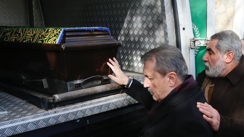 Mustafa Destici'nin babası Ali İhsan Destici son yolculuğuna uğurlandı