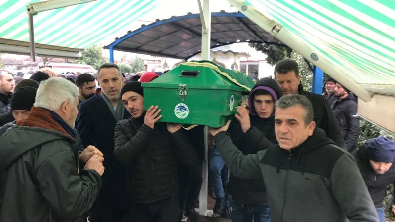 Sakarya'da kazada ölen 16 yaşındaki çocuğa acı veda