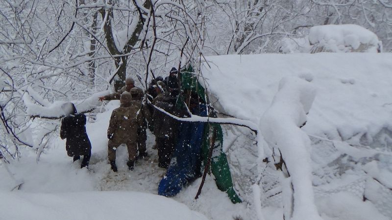 Batman'da kar kalınlığı 80 santimetreyi buldu