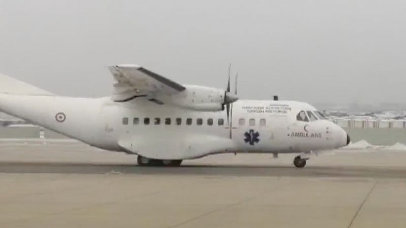 Milli Savunma Bakanlığı, 2 adet askeri ambulans uçağı deprem bölgelerine gönderdi
