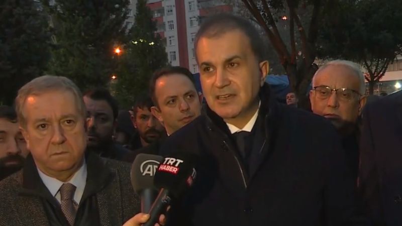 Ömer Çelik: Kurtarma çalışmaları titizlikle yürütülüyor