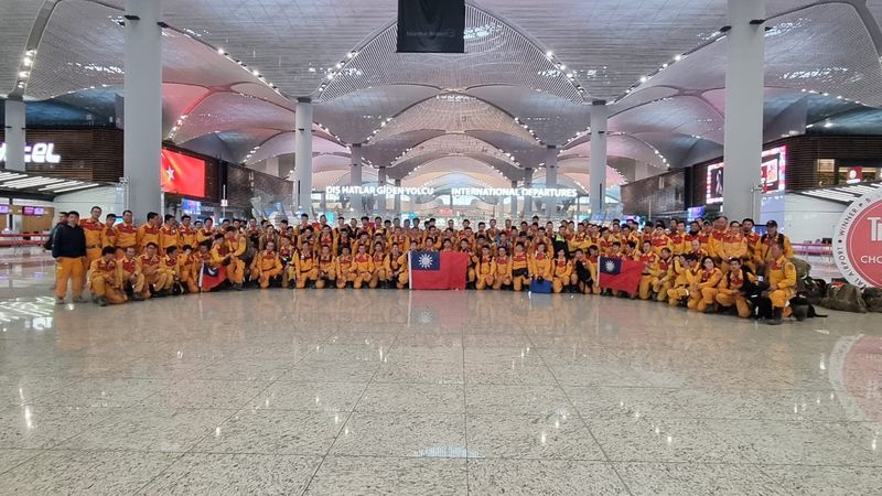 Tayvanlı ekip ülkelerine döndü