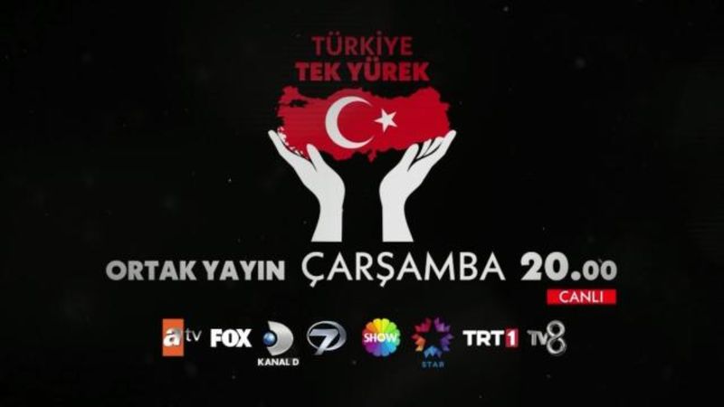 CANLI İZLE | 'Türkiye Tek Yürek' ortak yayını izle! Türkiye Tek Yürek kampanyası yardım gecesi