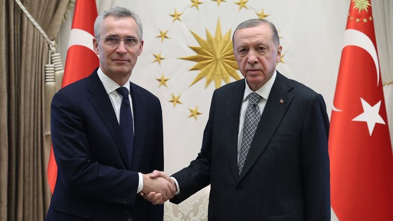 Cumhurbaşkanı Erdoğan, NATO Genel Sekreteri Stoltenberg'le görüştü