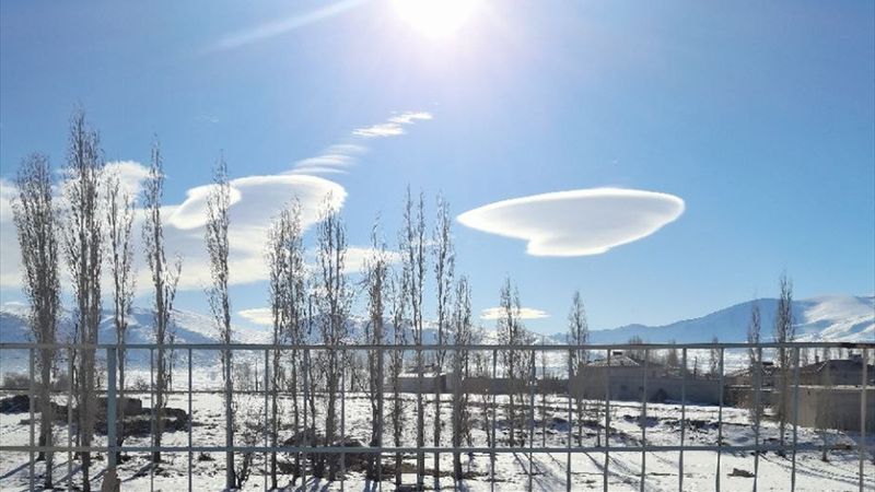 Niğde'de mercek bulutu görüldü