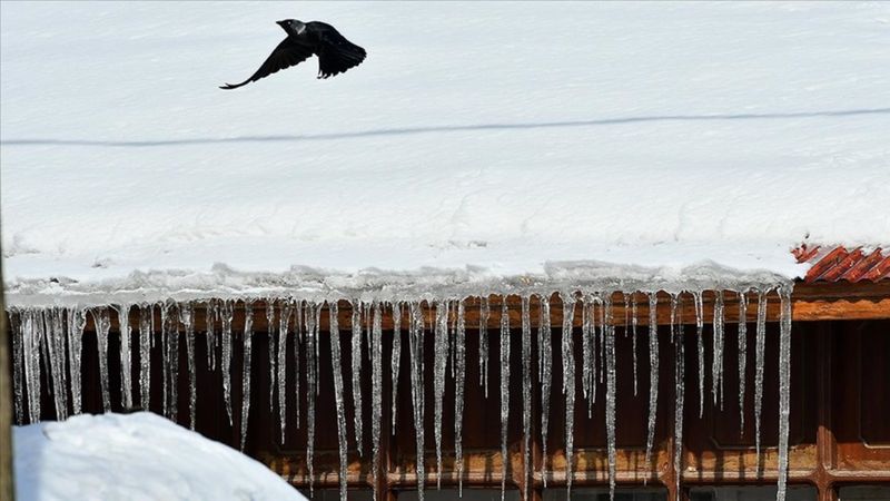Ardahan'da gece hava sıcaklığı sıfırın altında eksi 26 dereceye düştü