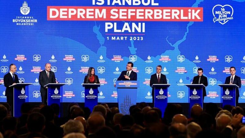 İBB Başkanı Ekrem İmamoğlu, İstanbul Deprem Seferberlik Planı'nı açıkladı