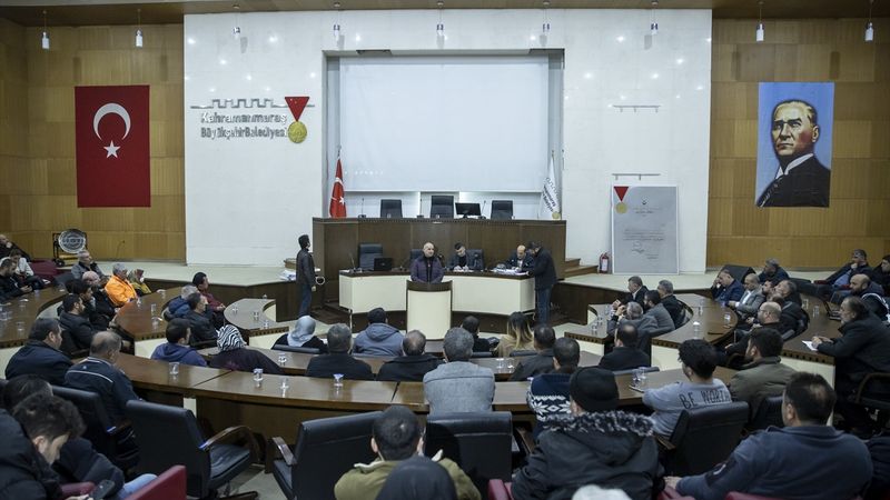 Kahramanmaraş'ta geçici esnaf çarşıları için kuralar çekildi