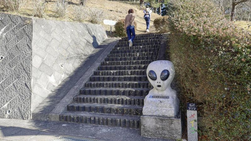 Japon kasabası Iinomaçi: Uzaylıların eviyiz