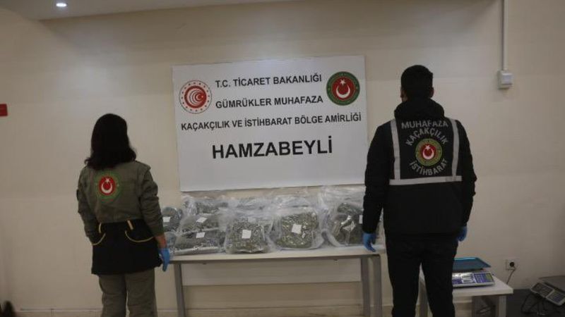 Edirne'de uyuşturucu operasyonu! 576 kilo 471 gram uyuşturucu yakalandı