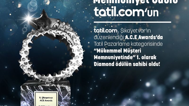 Şikayetvar’dan tatil.com’a Mükemmel Müşteri Memnuniyeti Ödülü!