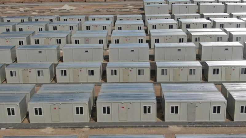 Adana'da depremzedeler için 2 bin 400 konteyner kurulacak