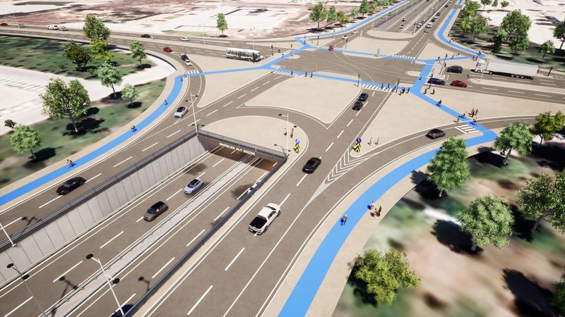 Konya'da Sedirler Köprülü Kavşağı yapım çalışmaları başladı