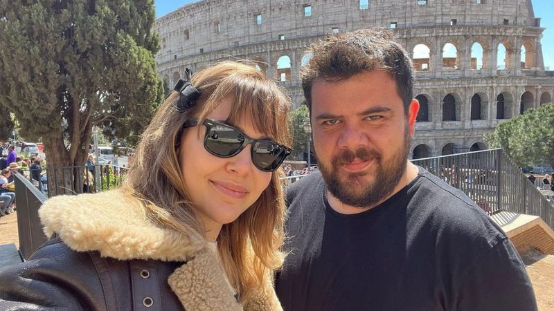 Berfu Yenenler doğum gününde Roma'ya gitti