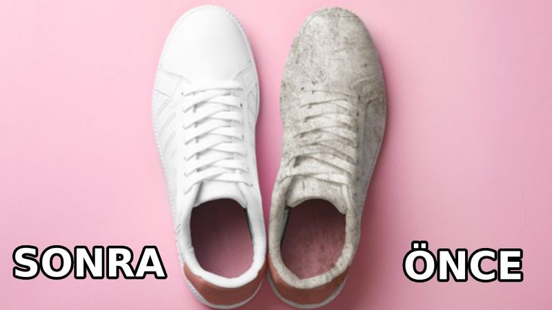 Kirli ayakkabılara elveda! Ayakkabılarınız 6 adımda ilk günkü gibi bembeyaz olacak