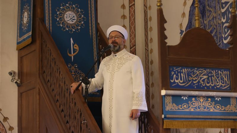 Diyanet İşleri Başkanı Ali Erbaş, Kırklareli'nde hutbe verdi