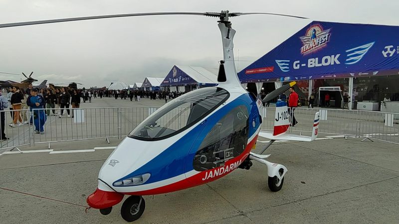 Hava aracı 'Cayrokopter' jandarmanın envanterine girdi