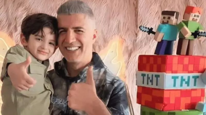 Özcan Deniz'in oğlu Kuzey 5 yaşına girdi