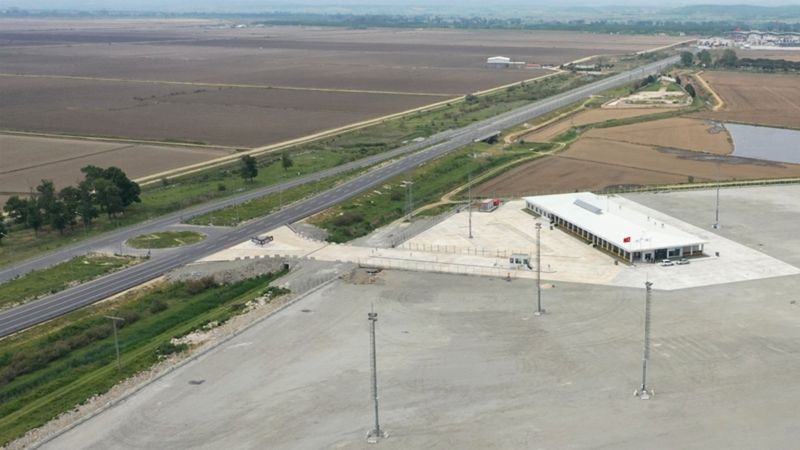 İpsala Sınır Kapısı'na tır parkı yapıldı