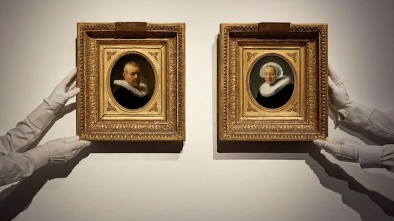 Hollandalı ressam Rembrandt'a ait 200 yıllık tablolar bulundu