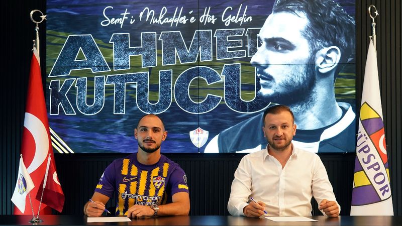 Eyüpspor, Ahmed Kutucu ile sözleşme imzaladı