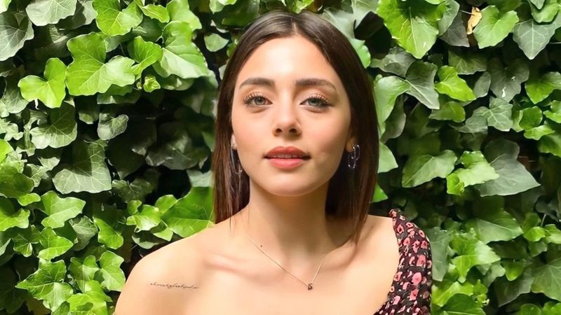 Kayalıklara bikiniyle yaslanan Sıla Türkoğlu'dan fizik dersi