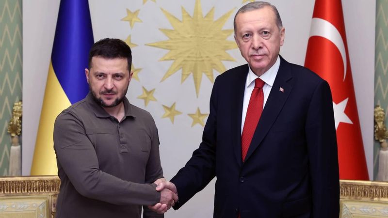 Cumhurbaşkanı Erdoğan, Vladimir Zelensky ile görüştü
