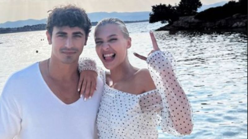 Melisa Döngel, Emin Günenç'le poz verdi