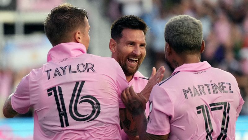 Lionel Messi, Inter Miami'de gollerine devam ediyor