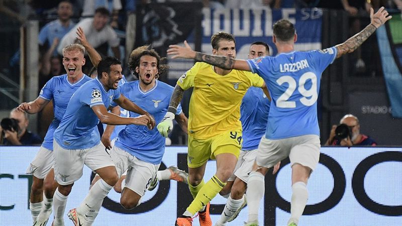 TARİHE GEÇTİ! Şampiyonlar Ligi'nde tarihi an! Lazio kalecisi Ivan Provedel tarih yazdı..