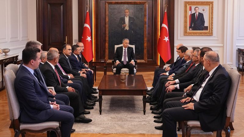 İçişleri Komisyonu üyelerinden Ali Yerlikaya'ya ziyaret