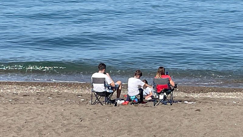 Düzce Akçakoca'da ekim ayında deniz keyfi