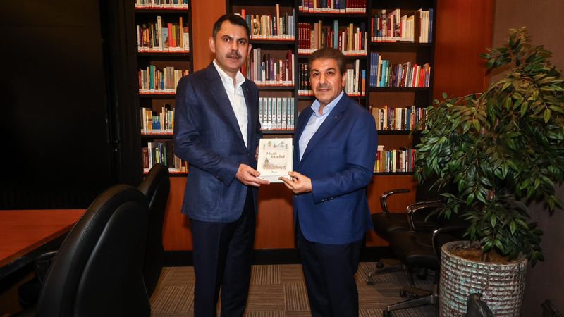 Murat Kurum, Mehmet Tevfik Göksu’yu ziyaret etti: İstanbul'umuzu konuştuk