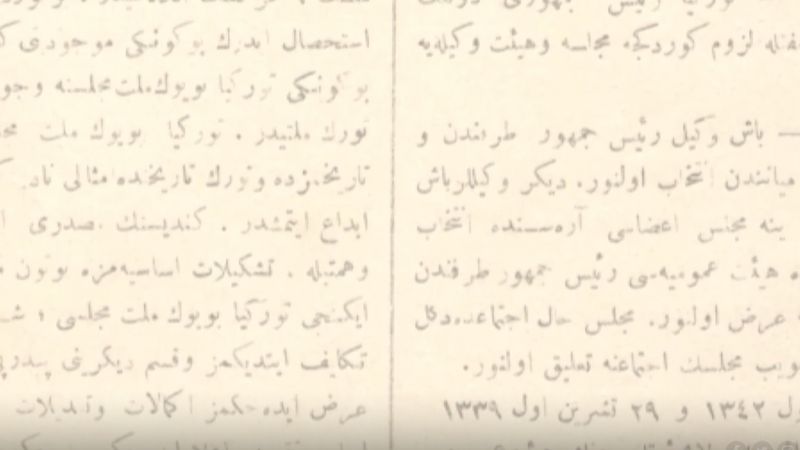 Türkiye 100 yaşında! Cumhuriyet'in kuruluşunun tarihi belgeleri...