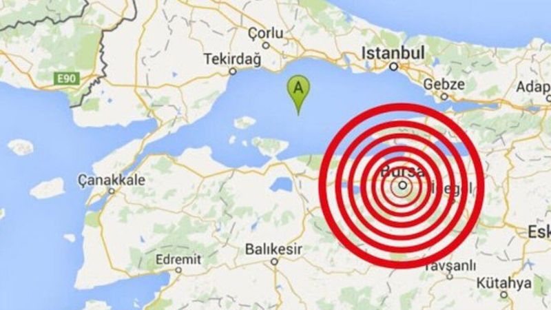 Marmara'da deprem! İletişimi etkileyen olumsuz bir durum kaydedilmedi