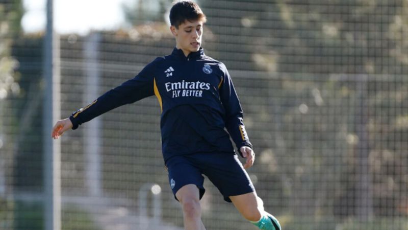 Real Madrid'de Arda Güler, bireysel hazırlıklarına devam ediyor