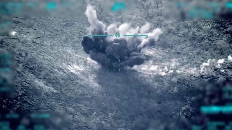 Irak’ın kuzeyinde 5 terörist SİHA ile etkisiz hale getirildi