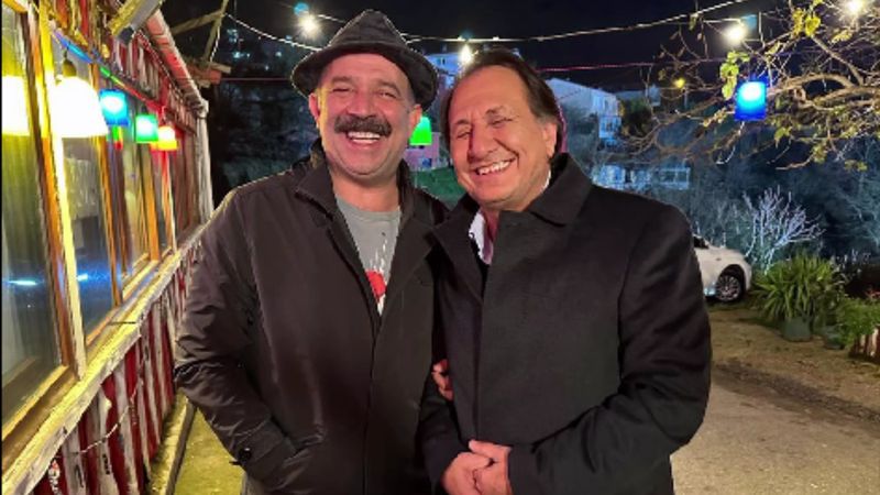 Arka Sokaklar ekibine sürpriz! Şevket Çoruh sete gitti...