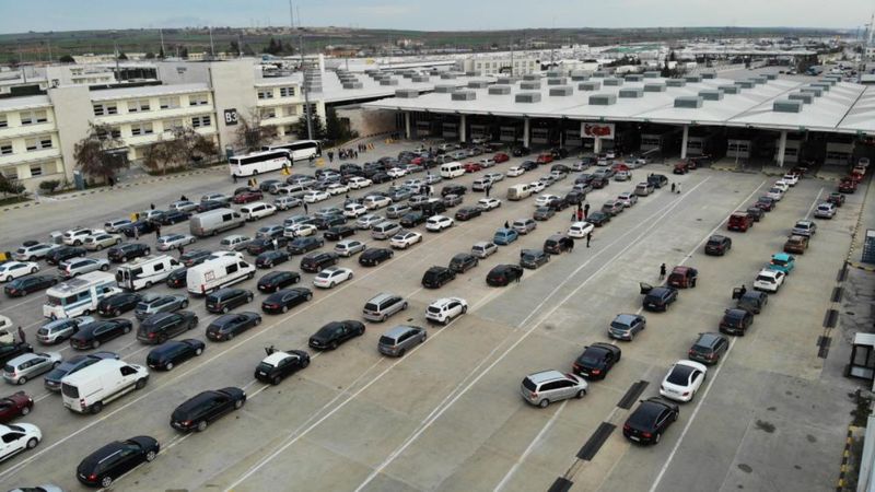 Türkiye’nin batısındaki sınır kapılarından 2023'te 15 milyonu aşkın yolcu geçiş yaptı