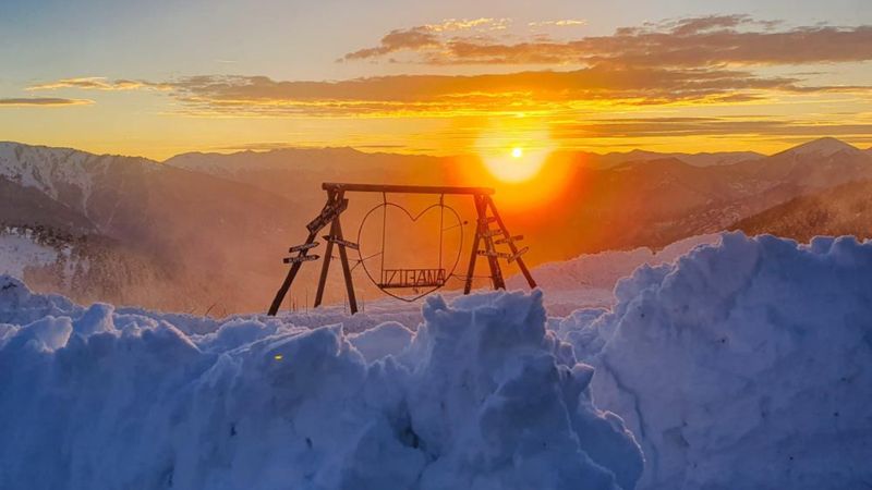 Zigana Dağı'nda eşsiz manzara! Tablodan farkı yok