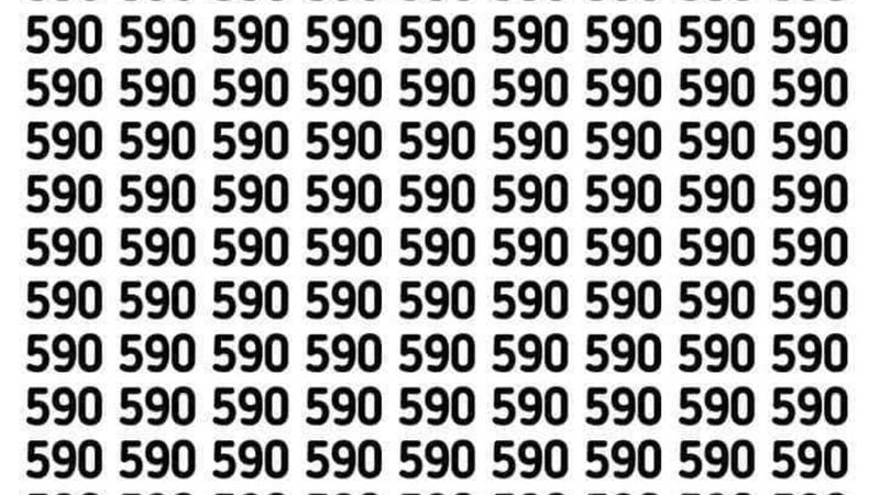 Görsel zeka testi: Resimdeki 580 sayısını 5 saniyede bulan üstün zekalı çıkıyor