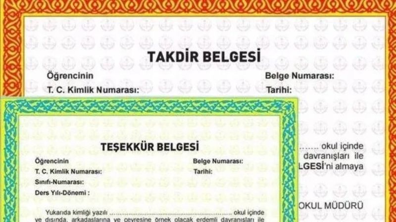 Takdir teşekkür hesabı 2024: Ortaokul ve lise takdir/teşekkür nasıl hesaplanır