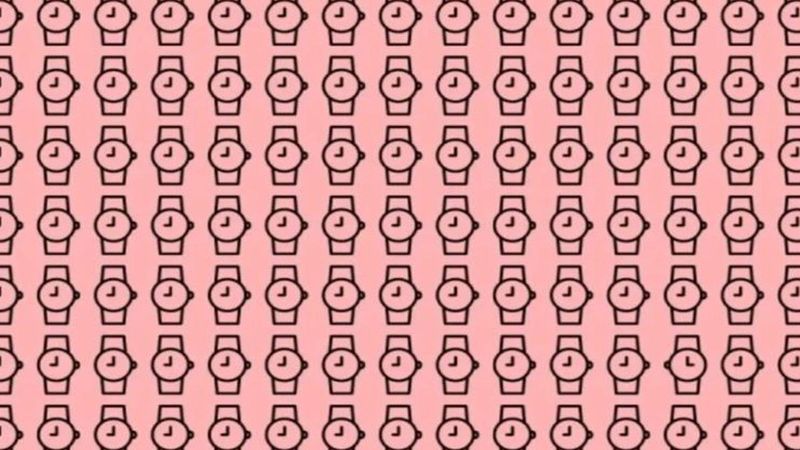 Bunu sadece dahiler bulabiliyor! 7 saniyede farklı olan saati bul, dahi olduğunu kanıtla…