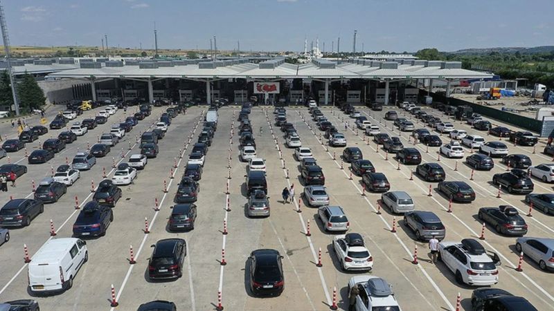 Sınır kapılarından giriş-çıkış yapan araç sayısı 5 yılda 39 milyonu aştı