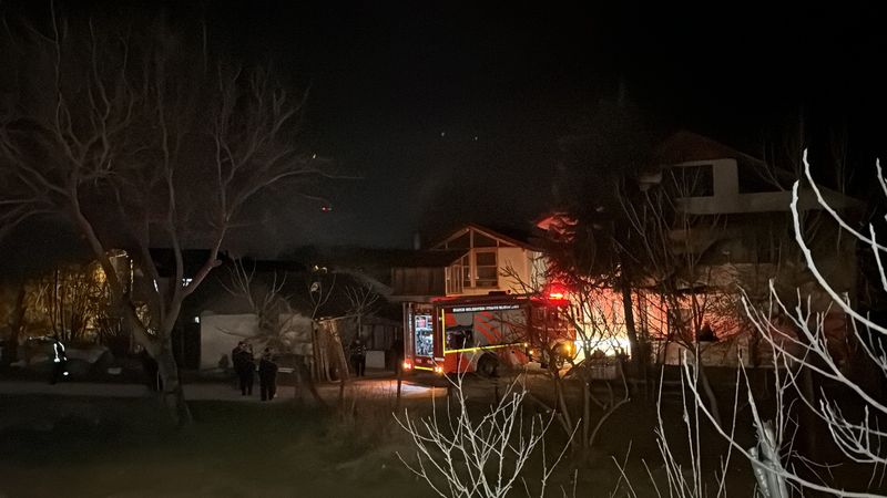 Düzce'de ahşap atölyesinde korkutan yangın