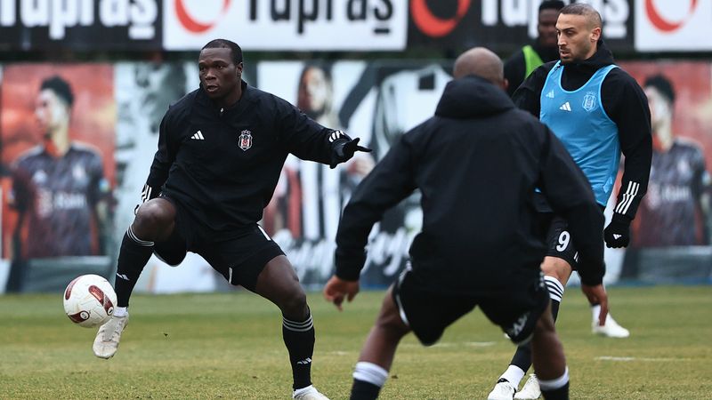 Beşiktaş'ta Vincent Aboubakar, takımla çalışmalara başladı