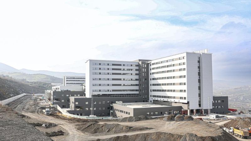 Samsun'un sağlık üssü! Şehir Hastanesi yüzde 91’e ulaştı