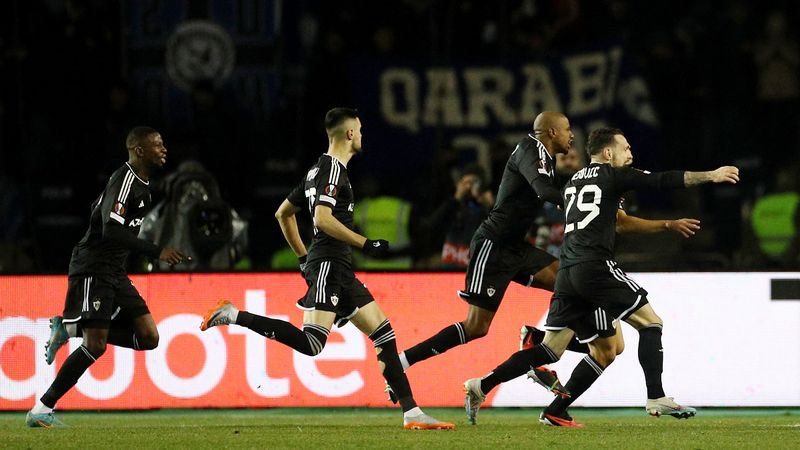 Braga'yı uzatmalarda yıkan Karabağ, tarihinde ilk kez son 16'da